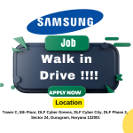 Walk in Drive Job Opporchunities at SAMSUNG