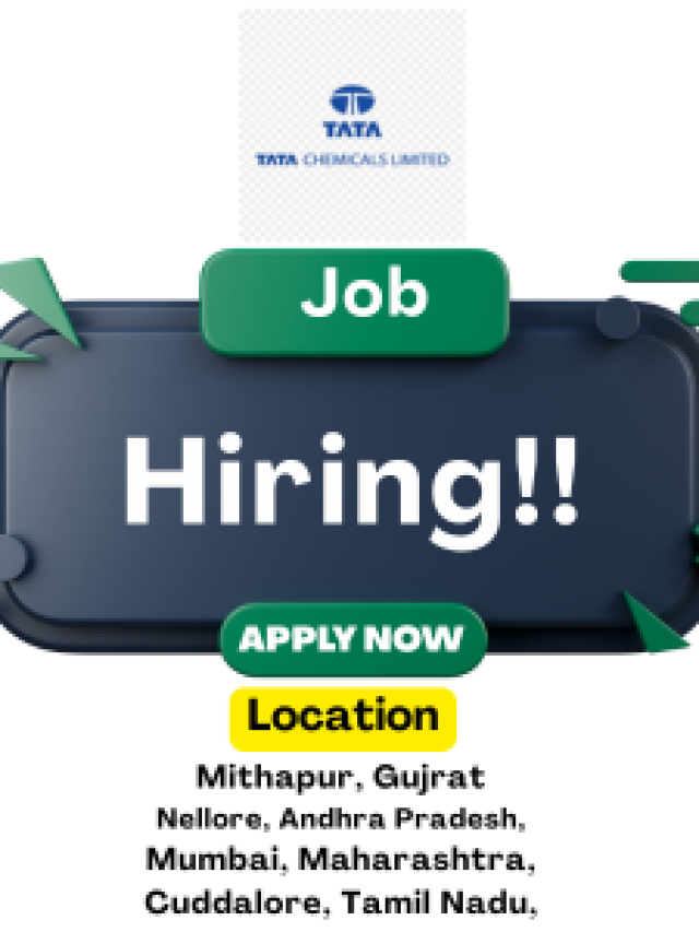 Tata Chemicals Recruitment 2025 | Engineers, Technicians & More