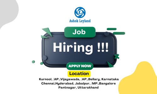 Top Ashok Leyland Job Vacancies for Sales, Service & Finance