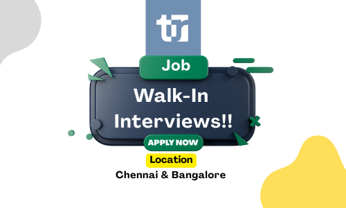 Walk-In Interviews: Engineering Jobs in Chennai & Bangalore Nov at TR India