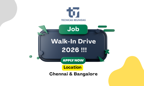 Walk-In Drive: Tecnicas Reunidas India | Chennai & Bangalore | January 31, 2026