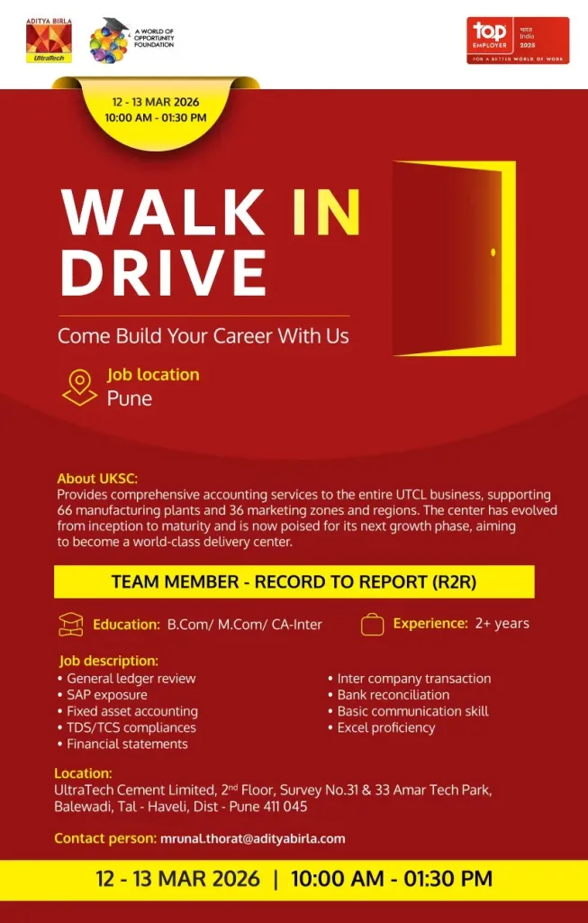 UltraTech Cement Walk in Drive