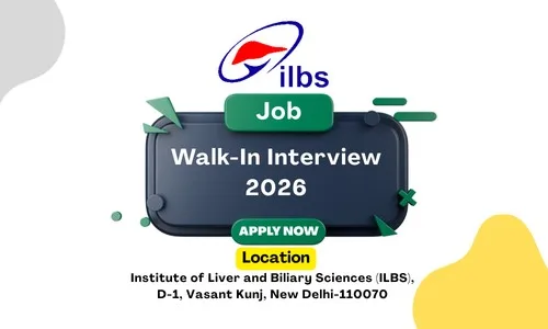 Walk-In Interview at ILBS for Engineers – March 2026 Recruitment