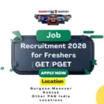 Maruti Suzuki Recruitment 2026 for Freshers | GET/PGET Tool & Die Engineer Jobs | Apply Now