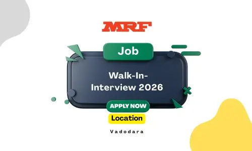 MRF Walk-In Interview 2026