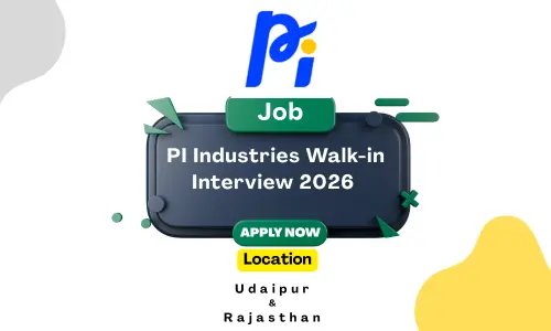 PI Industries Walk-in Interview 2026 in Udaipur | Electrical, Utility & Technology Transfer Vacancies 1 PI Industries Walk-in Interview 2026