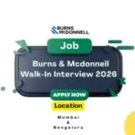 Burns & Mcdonnell Walk-In Interview 2026