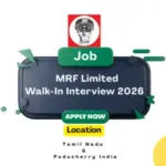 MRF Walk-In Interview 2026