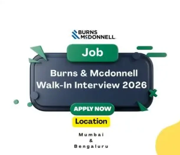 Burns & Mcdonnell Walk-In Interview 2026
