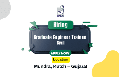 Jindal Saw Hiring Graduate Engineer Trainee Civil