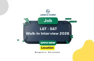 L&T S&T Walk-In Interview 2026