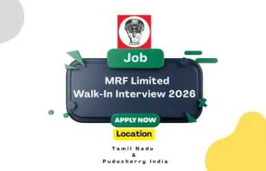 MRF Walk-In Interview 2026