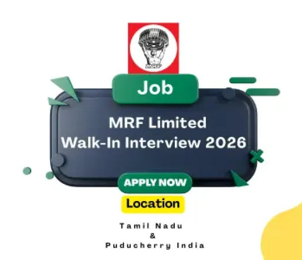 Home 10 MRF Walk-In Interview 2026