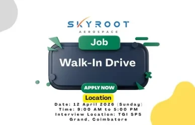 Skyroot Aerospace Walk-In Drive 2026 - ITI & Diploma Jobs in April