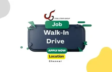 Steel Strips Wheels Walk-In Drive Chennai 2026 Jobs