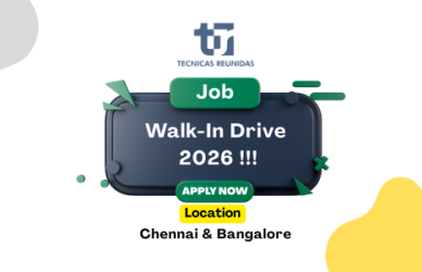 Walk-In Drive: Tecnicas Reunidas India | Chennai & Bangalore | January 31, 2026