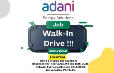 Adani Energy Solutions Recruitment 2026: Mega Walk-In Drive for PAN India Roles