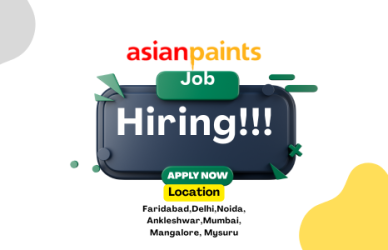 Asian Paints Hiring Executives & Managers Across India 2025