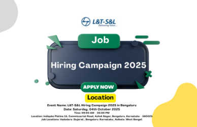 L&T-S&L Hiring Campaign 2025 in Bengaluru | Mechanical, Electrical & C&I Engineers