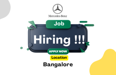 Mercedes-Benz Recruitment 2025: Top Jobs in Bangalore