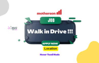 Upcoming Walk-In Drive Opportunity 2025