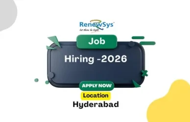 RenewSys is Hiring Engineering & Operations Roles in Hyderabad